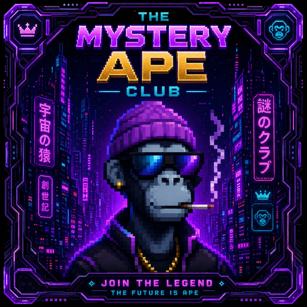 The Mystery Ape Club collection artwork